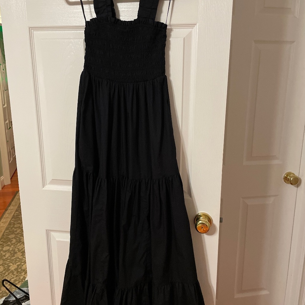 AF black maxi tiered dress size small